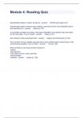 Module 4 Reading Quiz Questions and Answers Graded A&plus;