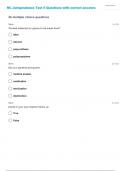 NC Jurisprudence Test 5 Questions with correct answers 