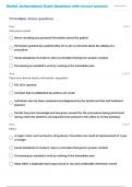 Dental Jurisprudence Exam Questions with correct answers 