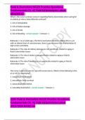 Fluid & Electrolyte NCLEX Practice Questions&comma; Fundamentals Ch&period; 42 Fluid &Electrolytes Latest&period; GRADED A&plus;&rsqb; 