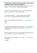 5336 Module 3 Quiz Part 2 Exam Questions and Answers &lpar;Verified Answers&rpar; 2023&sol;2024 Rated A&plus;&period;