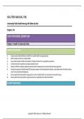 Solution Manual For CommunityPublic Health Nursing, 8th Edition by Nies