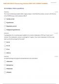 NURS 256 EXAM #1 Pharmacology Questions WITH 100% CORRECT ANSWERS
