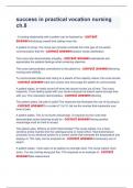 success in practical vocation nursing ch&period;8