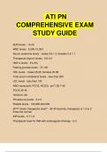 ATI PN COMPREHENSIVE EXAM STUDY GUIDE 2023/2024