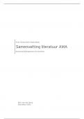 Samenvatting - Advanced Management Accounting (AMA)