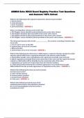 ARMDS Echo RDCS Board Registry Practice Test Questions and Answers 100&percnt; Solved