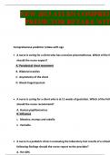NEW 2023 ATI RN COMPREHENSIVE  PREDICTOR RETAKE WITH NGN Comprehensive predictorretake with ngn  • A nurse is caring for a client who has a tension pneumothorax. Which of the followingmanifestations should the nurse expect?  A. Paradoxical chest movement 