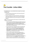Detailed The Crucible Essay Plans for CCEA AS-Level Study of Drama