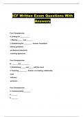 ICF Written Exam Questions With Answers