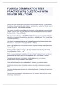 FLORIDA CERTIFICATION TEST PRACTICE &lpar;CPI&rpar; QUESTIONS WITH SOLVED SOLUTIONS&period;