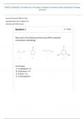 CHEM 219 Module 5 Problem Set- Principles of Organic Chemistry with Lab-Gallaher Portage Learning
