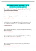 Ati RN Concept-Based Assessment Level 4 Question & Answers 2022-2023
