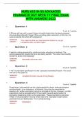 NURS 6521N-55 ADVANCED PHARMACOLOGY WEEK 11 FINAL EXAM WITH ANSWERS 2023