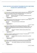 NURS 6521N-55 ADVANCED PHARMACOLOGY MIDTERM EXAM WITH ANSWERS 2023