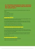 ATI PROCTORED FUNDAMENTALS EXAM QUESTIONS  WITH 100&percnt; CORRECT ANSWERS AND EXPLANATIONS  NEW VERSION 2023&excl;&excl;&excl;&excl;