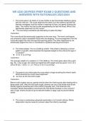 NR 4230 OB&sol;PEDS PREP EXAM 2 QUESTIONS AND ANSWERS WITH RATIONALES 2023&sol;2024   