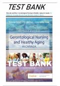 Test Bank for Ebersole and Hess Gerontological Nursing and Healthy Aging in Canada, 3rd Edition (Boscart, 2023), Chapter 1-28 | All Chapters