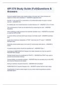 API 570 Study Guide &lpar;Full&rpar;Questions & Answers