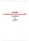  The Human Body in Health and Illness 6th Edition Test Bank By Herlihy |Chapter 1 – 27, Latest-2023/2024|