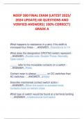 NEIEP 300 FINAL EXAM (LATEST 2023/  2024 UPDATE) 60 QUESTIONS AND  VERIFIED ANSWERS| 100% CORRECT|  GRADE A
