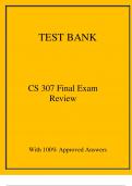 CS 307 Final Exam  Review