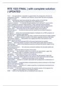 RTE 1523 FINAL &vert; with complete solution &vert; UPDATED 
