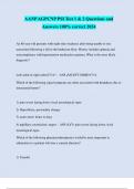 AANP AGPCNP PSI Test 1 & 2 Questions and Answers 100&percnt; correct 2024