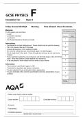 AQA GCSE PHYSICS F Foundation Tier Paper 2 8463-2F-QP-Physics-G-16Jun23