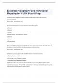 Electrocorticography and Functional Mapping for CLTM Board Prep 2023/2024 updated to pass