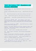 TNCC 9th Edition Complete Solution Package 2023&sol;2024