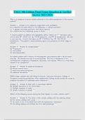 TNCC 9th Edition Final Exam Question & Verified Answer 2023&sol;2024