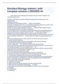 SimUtext Biology mitosis &vert; with complete solution &vert; GRADED A&plus;