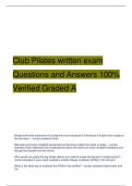 Club Pilates written exam  Questions and Answers 100%  Verified Graded A
