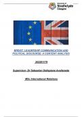 Brexit- analysis of political communication