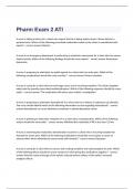 Pharm Exam 2 ATI questions and complete  correct answers 2023