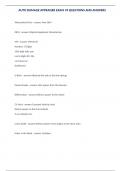 AUTO DAMAGE APPRAISER EXAM 49 QUESTIONS AND ANSWERS