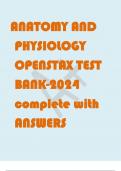 ANATOMY AND PHYSIOLOGY OPENSTAX TEST BANK-WALDEN 2024