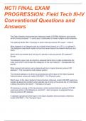 NCTI Field Tech Exam BUNDLE  Questions With 100&percnt; Correct Answers 