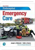 Test Bank For Prehospital Emergency Care 11e (Mistovich et al.) Chapter 1-46 | Complete Guide (ANSWERED).