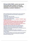 PN Exit HESI PREP LATEST 2023 EXAM  QUESTIONS AND CORRECT DETAILED  ANSWERS WITH RATIONALES &lpar;VERIFIED  ANSWERS&rpar; &vert;ALREADY GRADED A&plus;