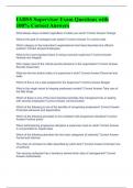 IAHSS Advanced Officer Certification Bundled package  Questions with 100&percnt; Correct Answer