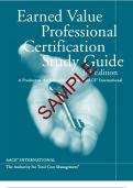 EARNED VALUE PROFESSIONAL 