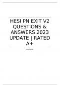pn-hesi-exit-v2 / ACTUAL EXAM QUESTIONS & ANSWERS 2022/2023 LATEST UPDATE / GRADED A+