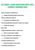 Package deal &lpar;All about&semi; ATT COMP TEST&comma;&comma; ATT FC  WEEk 1-9&comma;&comma; ATT FC STUDY GUIDE&period;&period; COMPLETE QUESTIONS AND ANSWERS 2023&sol;2023
