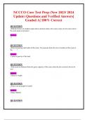 NCCCO Core Test Prep (New 2023/ 2024 Update) Questions and Verified Answers| Graded A| 100% Correct 