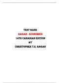 Ragan - Economics 14th Canadian Edition By Christopher T.S. Ragan |All Chapters,  Latest-2023/2024|