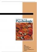 Take Home Tentamen - Minor Inleiding in de toegepaste psychologie