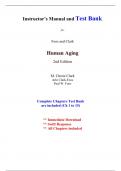 Test Bank for Human Aging, 2nd Edition Foos (All Chapters included)