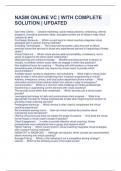 NASM ONLINE VC &vert; WITH COMPLETE SOLUTION &vert; UPDATED